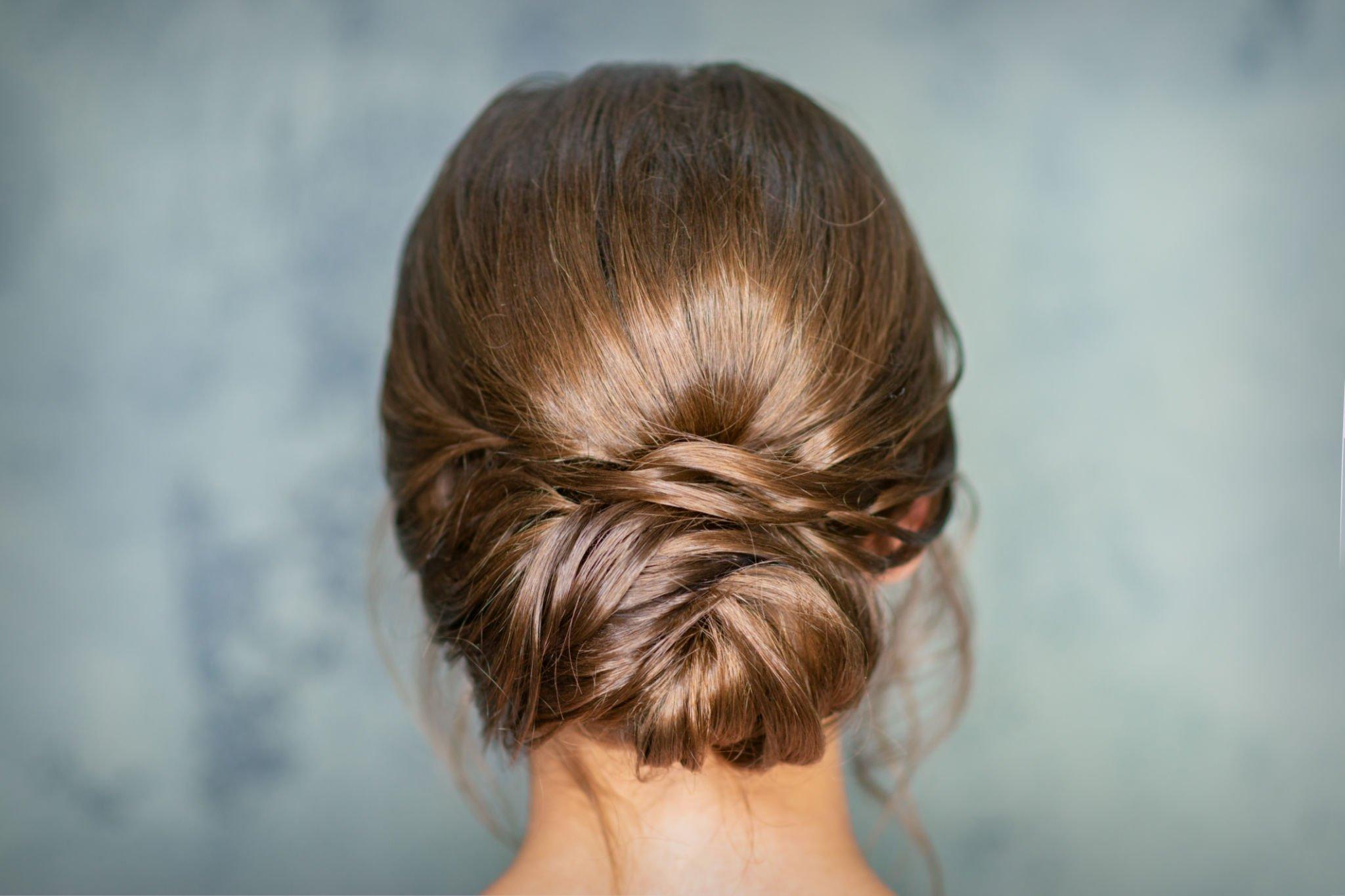 Messy Bun with a Twist Best Hairstyles After Labor Day